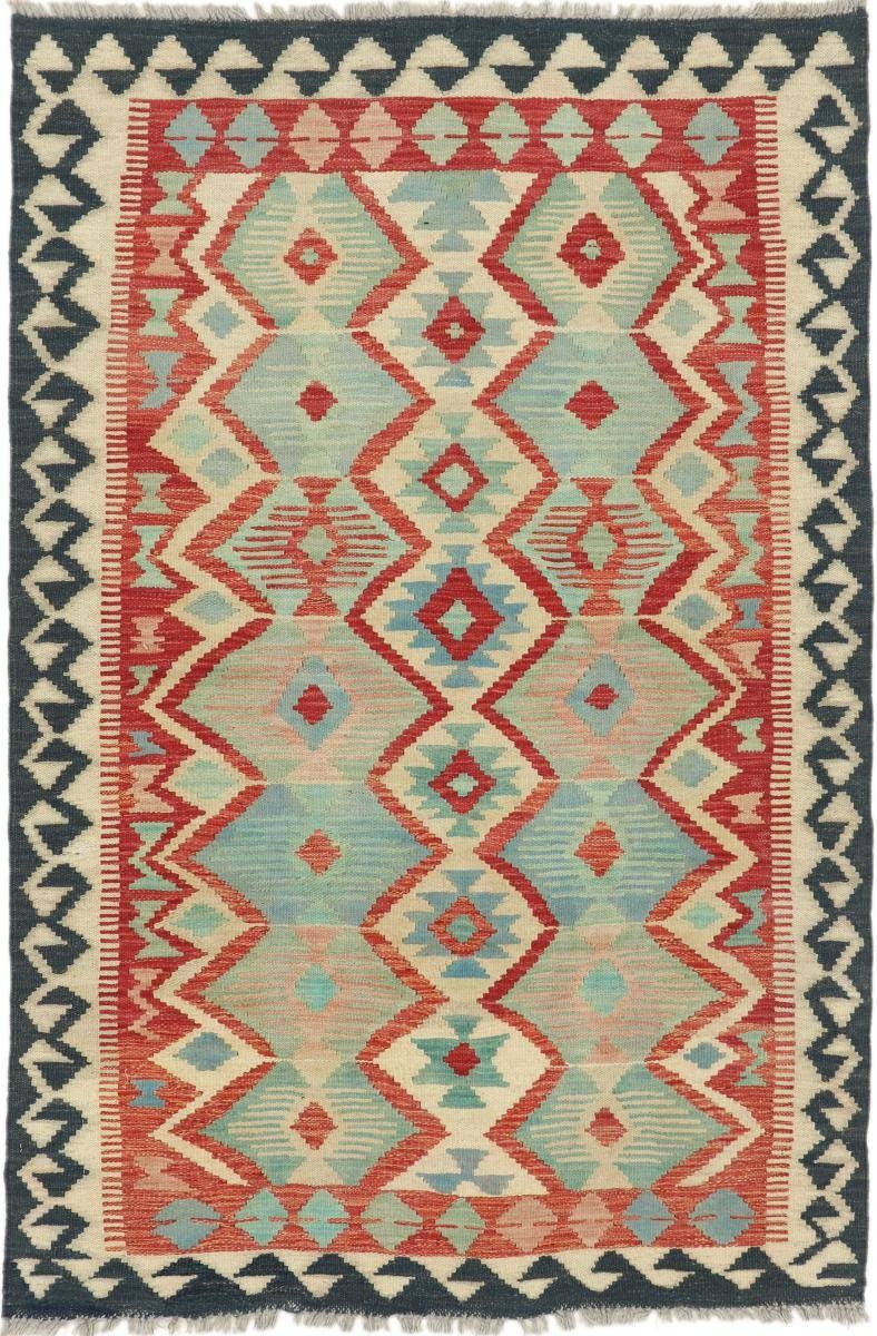 Orientteppich Kelim Afghan Heritage 105x159 Handgewebter Moderner Orientteppich, Nain Trading, rechteckig, Höhe: 3 mm