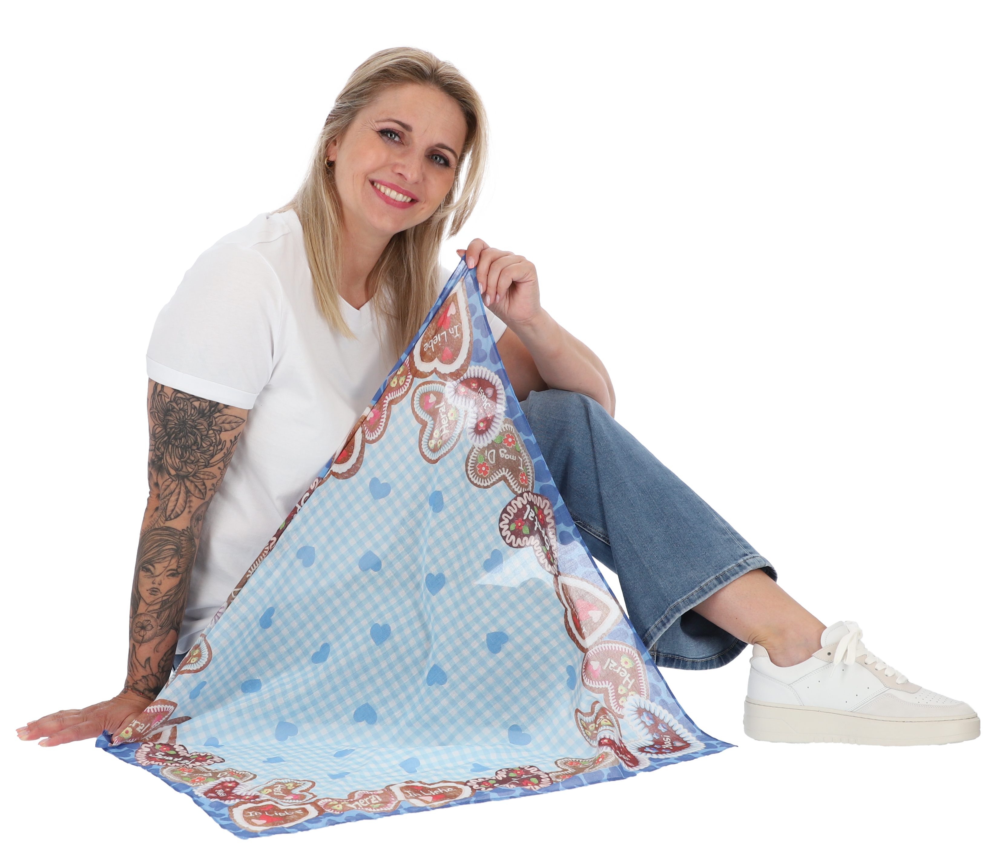 halsüberkopf Accessoires Nickituch Oktoberfest Herzilein, mit günstig online kaufen