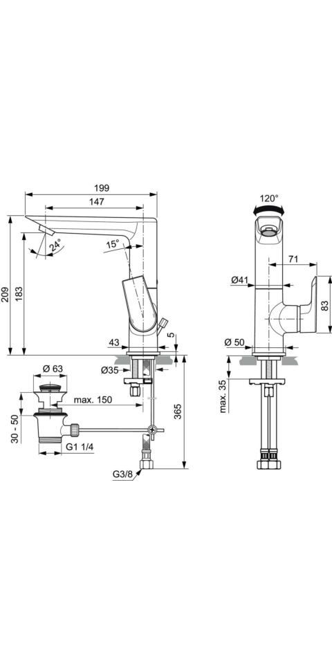 Ideal Standard Spültischarmatur