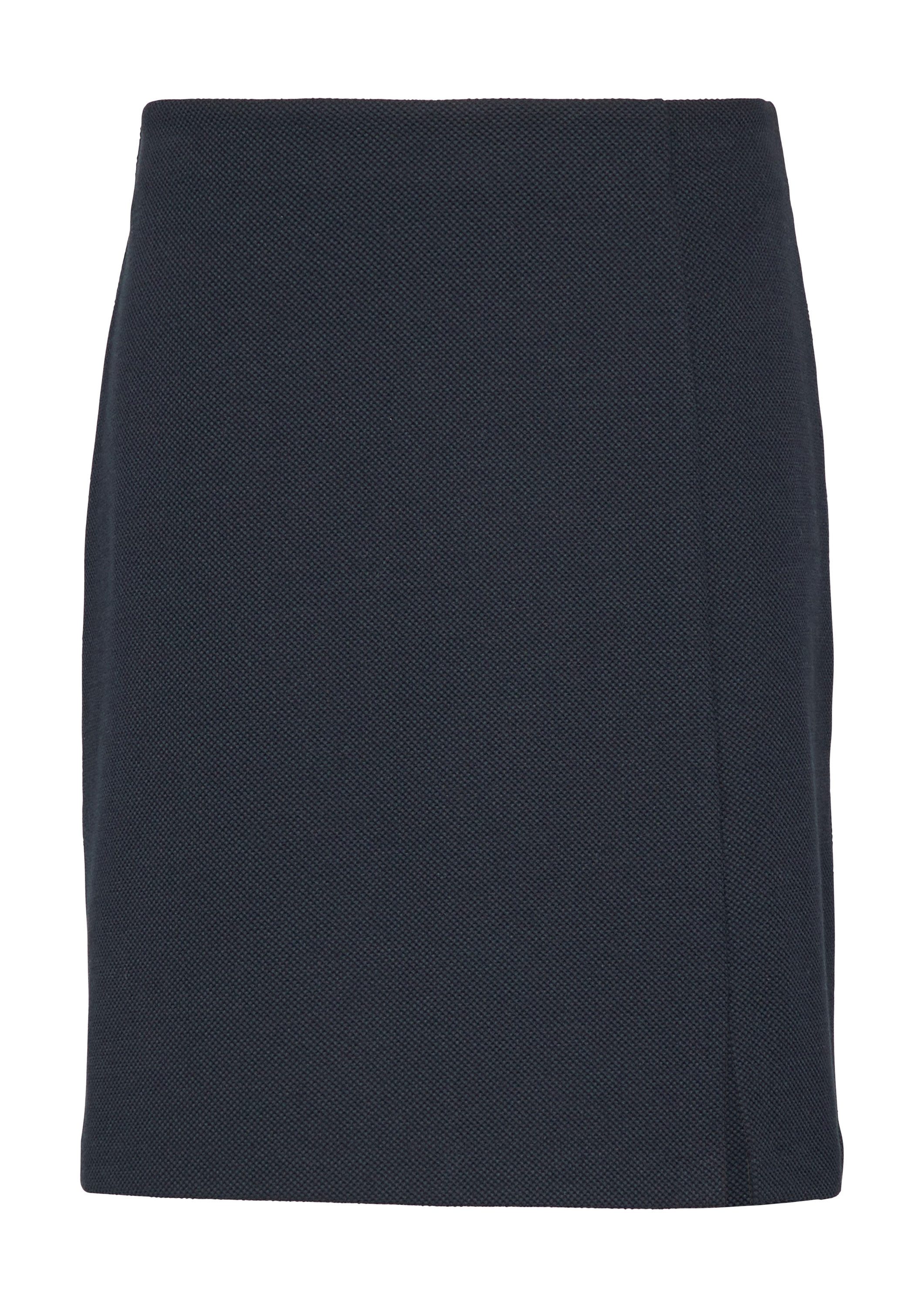 s.Oliver Minirock Rock Rock aus Strukturjersey mit Schlitz günstig online kaufen