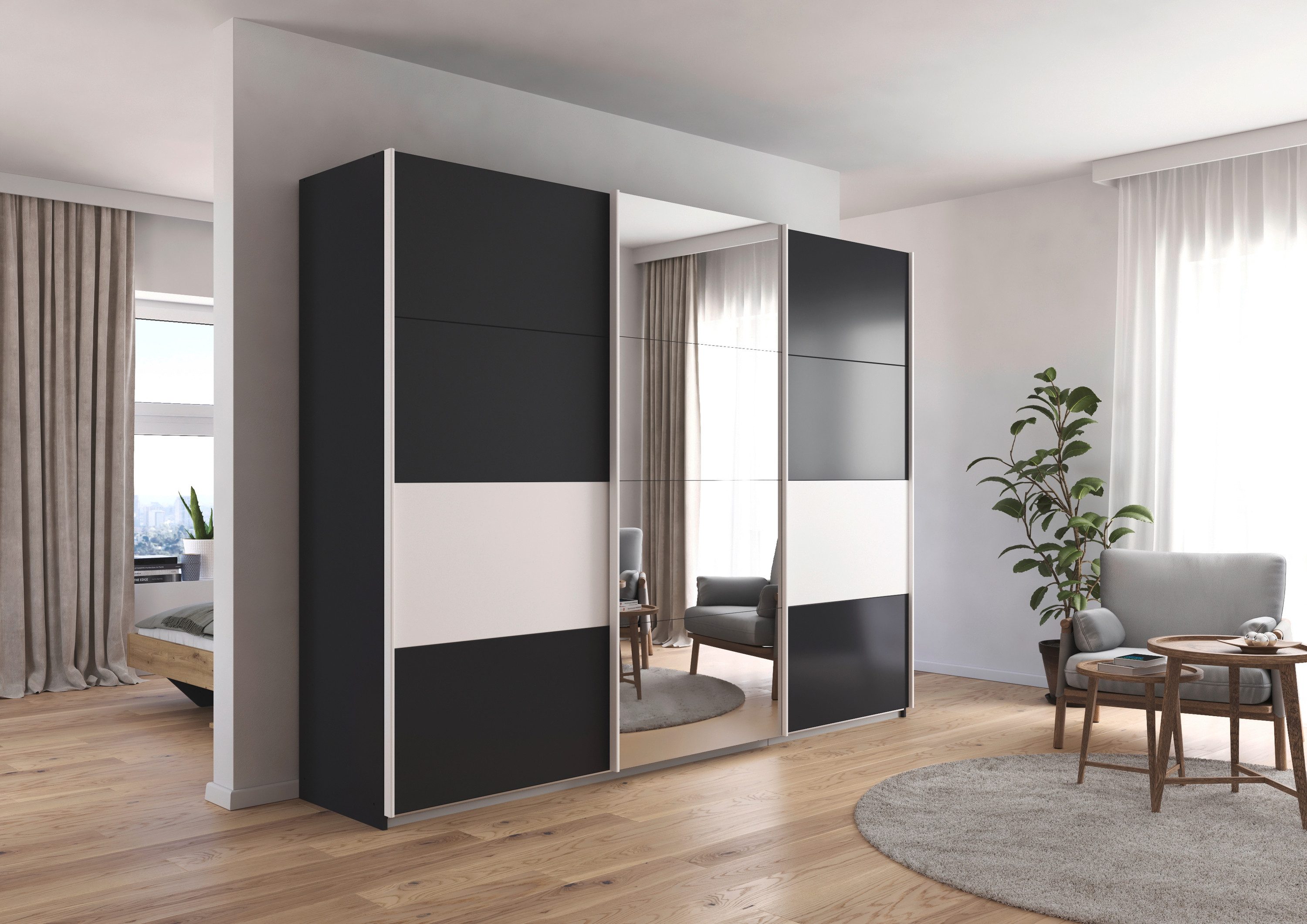 rauch Schwebetürenschrank "Kleiderschrank Schrank Garderobe CORTONA", inkl. günstig online kaufen