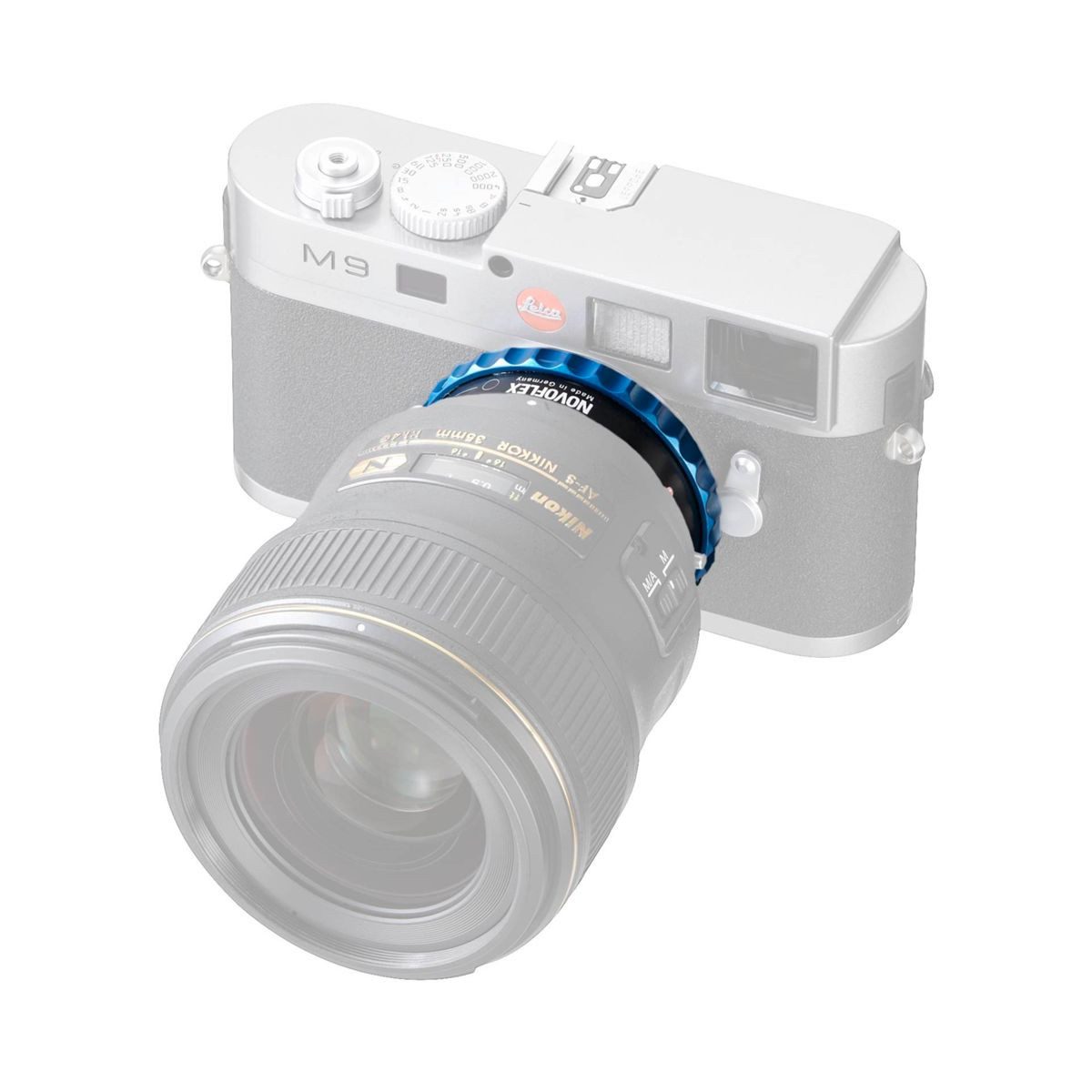 Novoflex Adapter Nikon FD Objektiv an Leica M Kamera Objektiv-Adapter