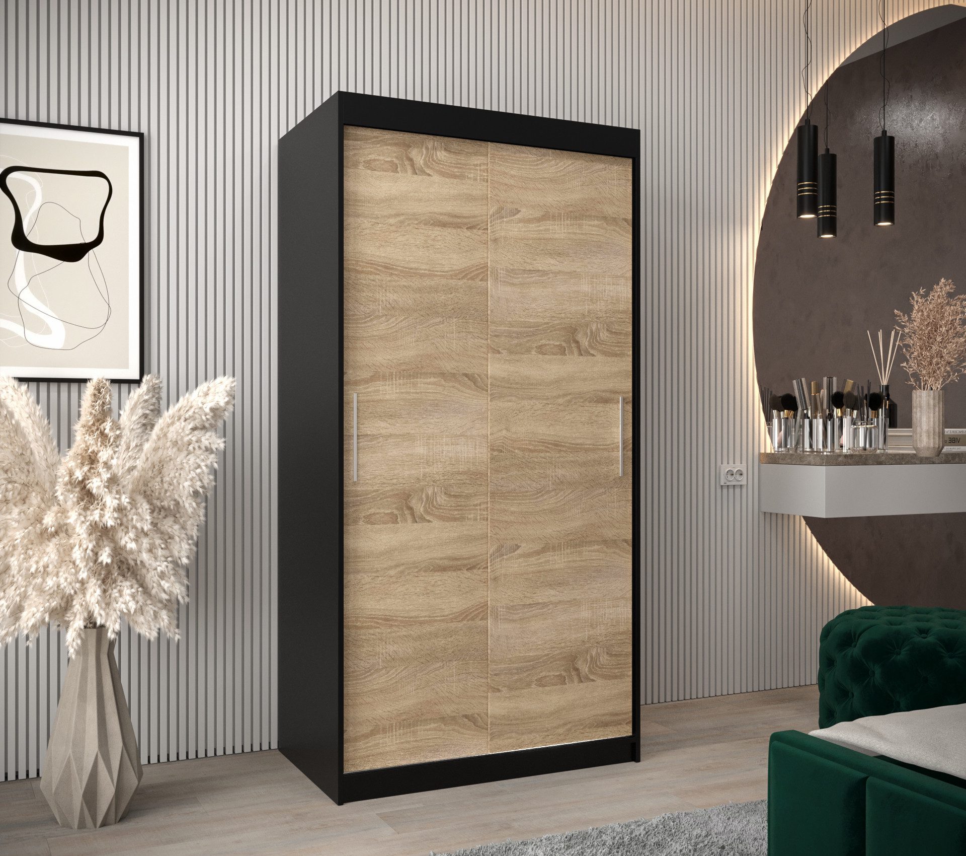 ABIKS MÖBEL Schwebetürenschrank Tokyo Schlafzimmer Kleiderschrank günstig online kaufen