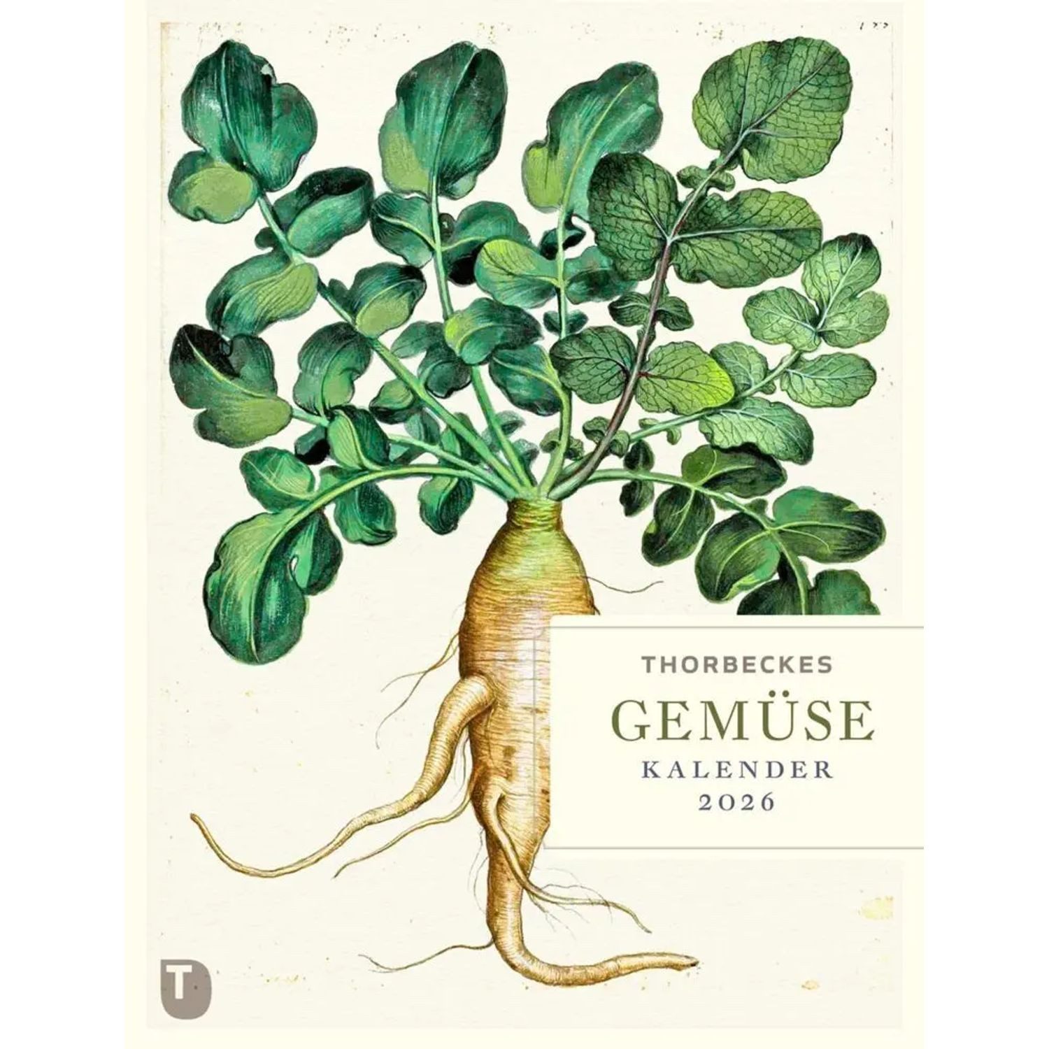 Thorbecke Verlag Wandkalender Thorbeckes Gemüse-Kalender 2026