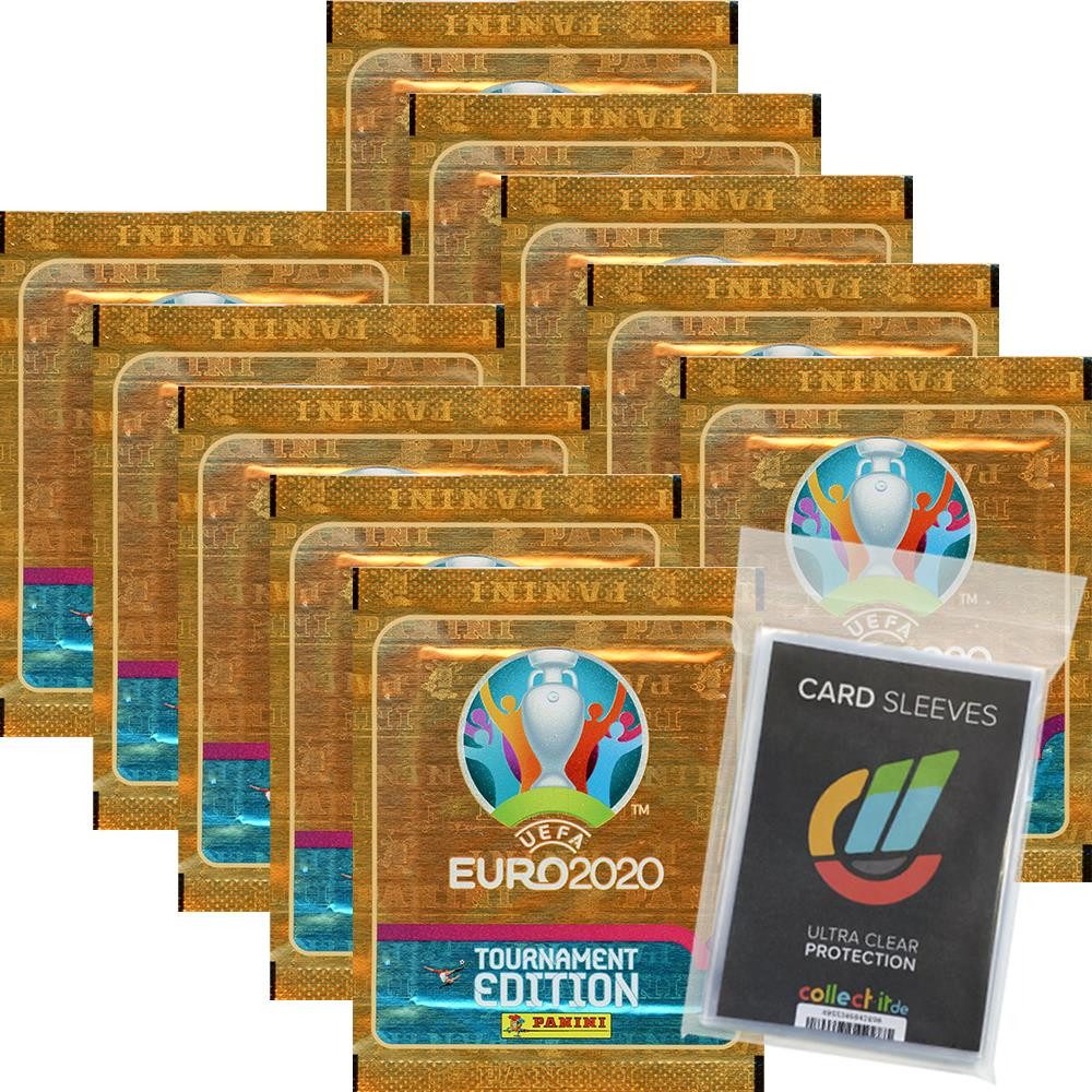 Panini Sammelkarte Panini Euro 2020 Tournament 2021 - Sammelsticker - 10 Tüten