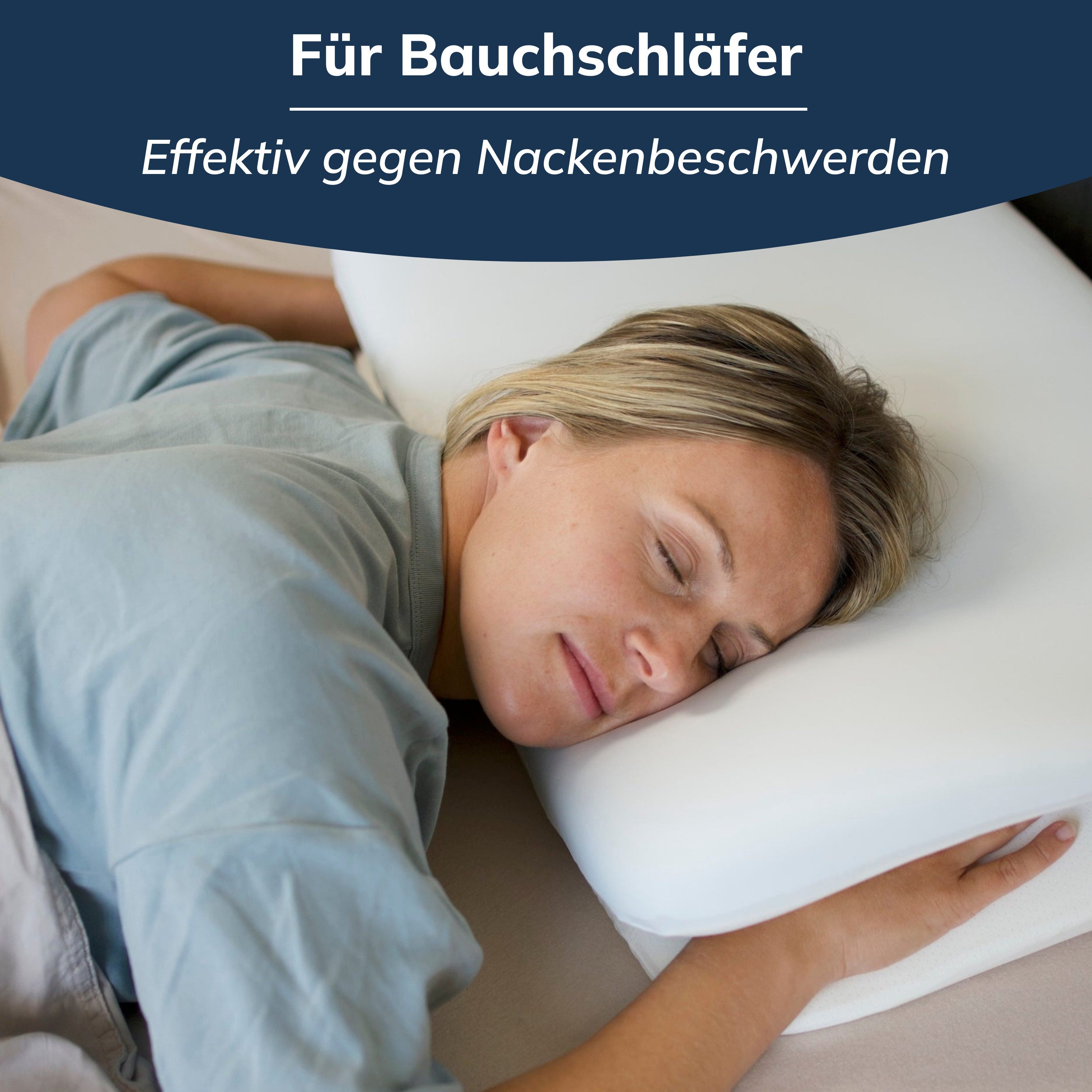 CALMONT Bauchschläferkissen Seitenschläferkissen auch für Bauchschläfer, Me günstig online kaufen