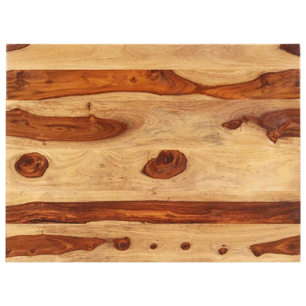 vidaXL Tischplatte Tischplatte Massivholz Palisander 25-27 mm 70×90 cm (1 St)