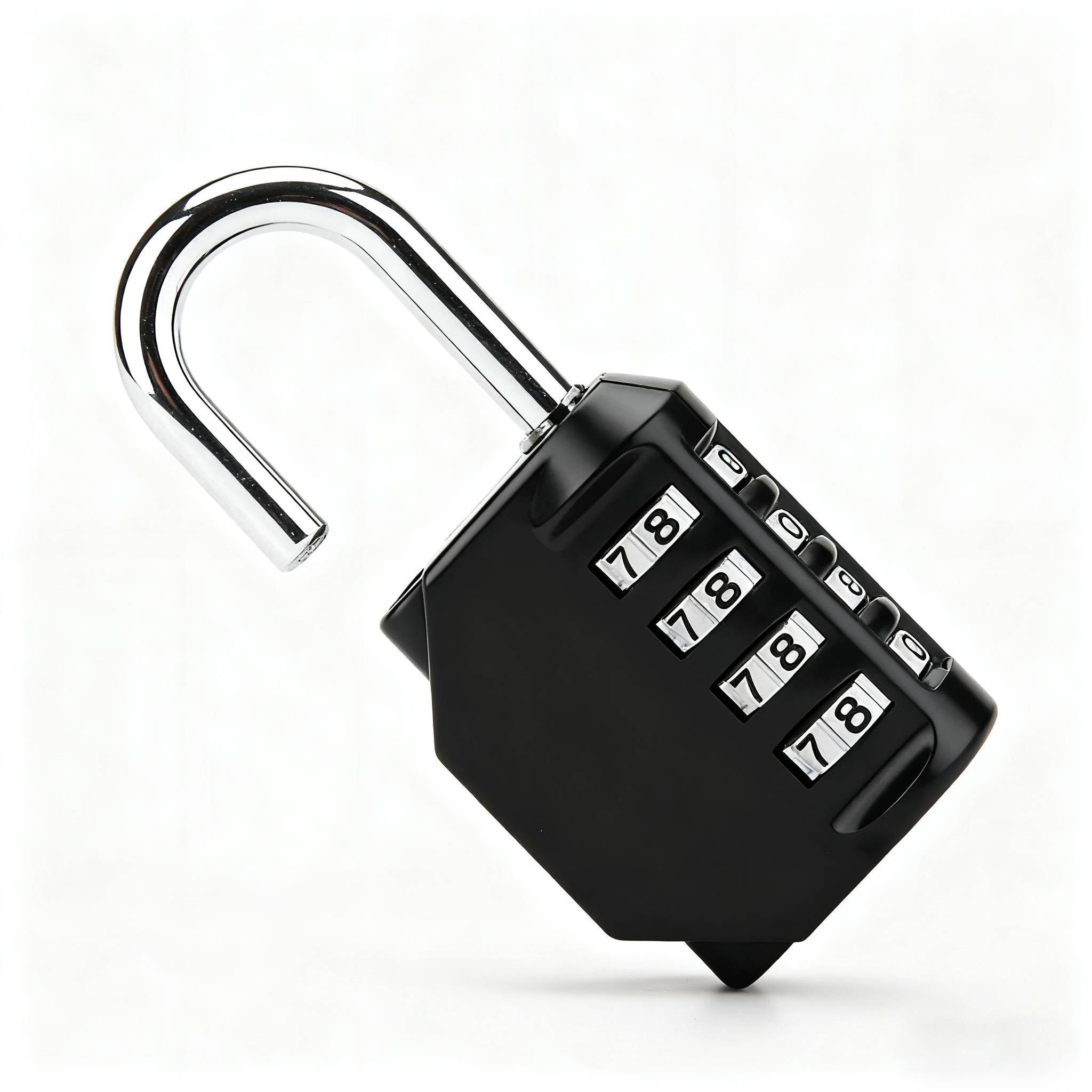 Zedelmaier Vorhängeschloss Zahlenschloss 4 Stellig Schloss mit Zahlencode, (1-tlg)