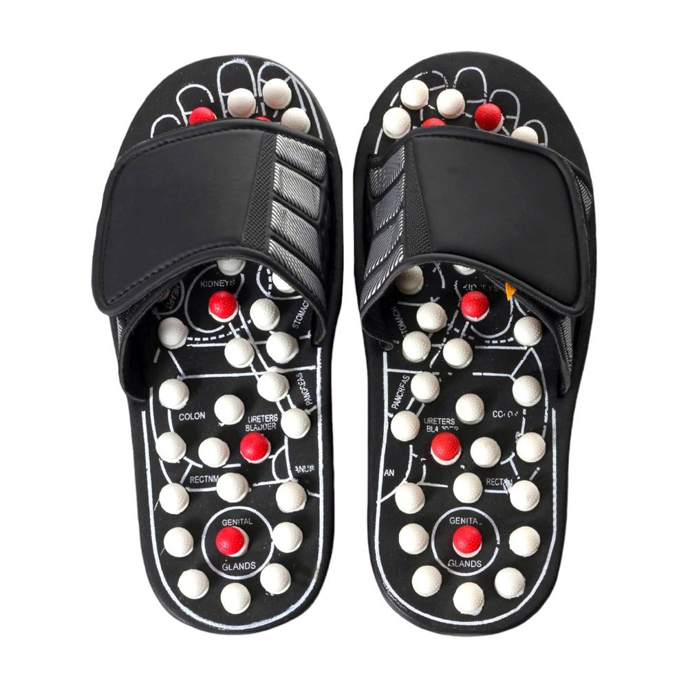 VERK GROUP Massagegerät Gesundheitsschuhe Akupressur Fußmassage, Akupunktur Sandalen Gr. 38-39