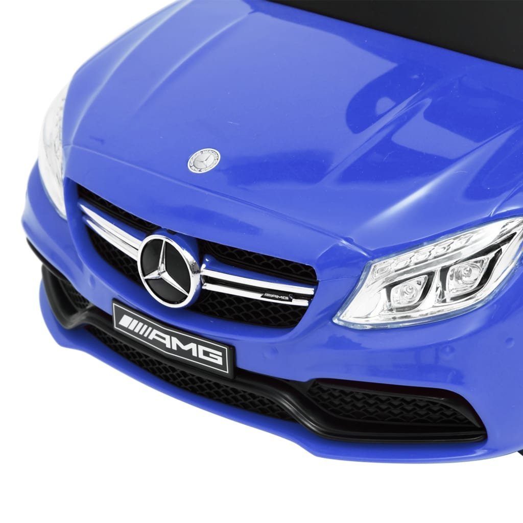 C63 Rutschauto Tretfahrzeug Mercedes-Benz vidaXL Blau