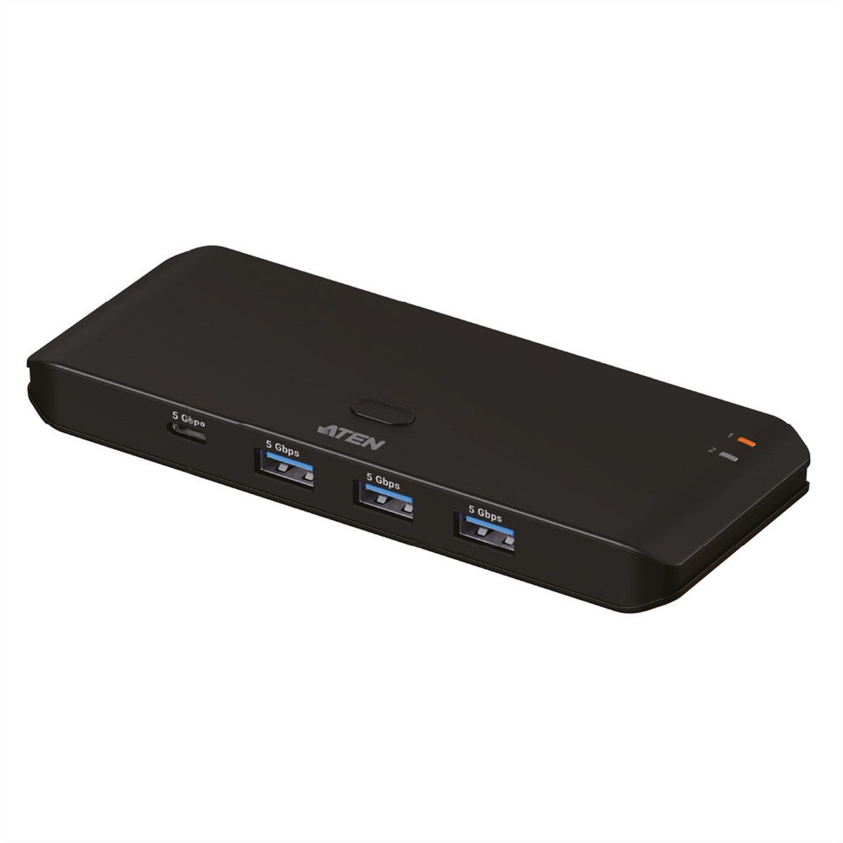 Aten US5324 2x4-Port USB Sharing Switch Computer-Adapter, USB 3.2 Gen 1 Peripheral Sharing Switch
