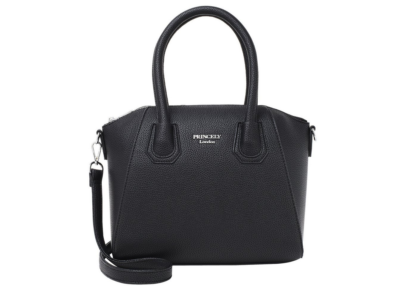 Princely London Henkeltasche Stella - Elegante Mittelgroße Damen Tasche mit abn. Schultergurt