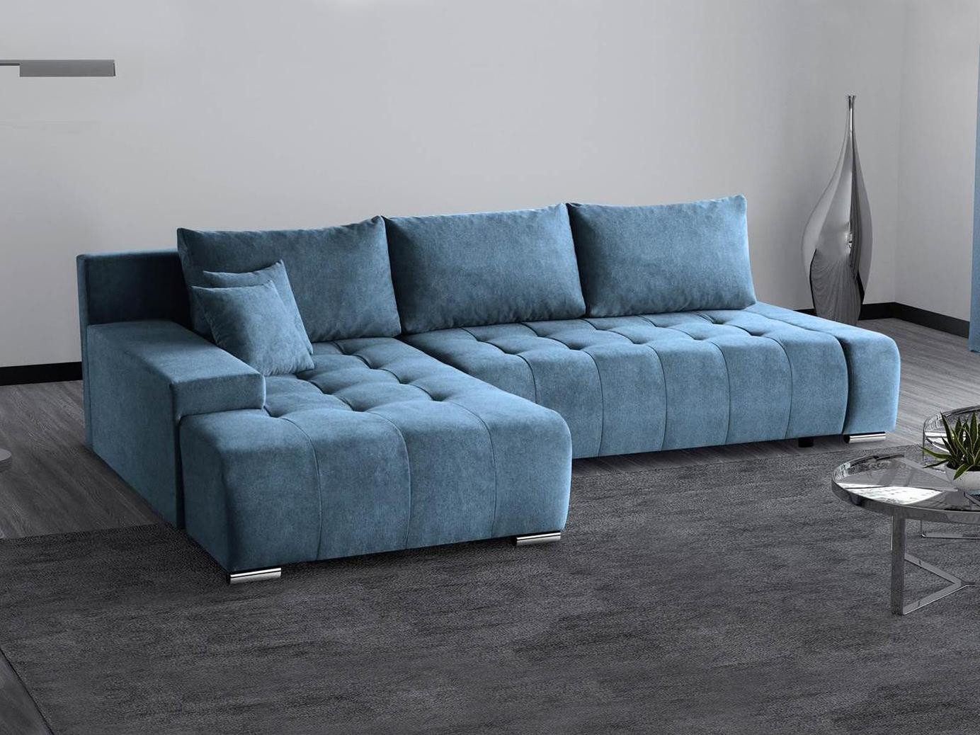 Beautysofa Ecksofa DRACO mit Schlaffunktion und günstig online kaufen
