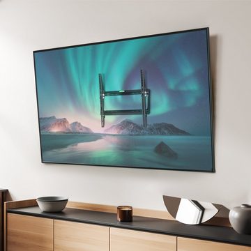 ONKRON TV Wandhalterung 26-55 Zoll, bis zu 45 kg, VESA 75x75 bis 400x400 mm TV-Wandhalterung, (bis 55,00 Zoll, TV Wandhalterung, TV Wandhalterung, neigbar, für Flach&Curved)