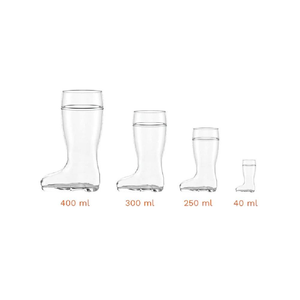 Stölzle-Oberglas Bierglas Stölzle Oberglas Bierstiefel 1,0 l 6er Set, Kristallglas