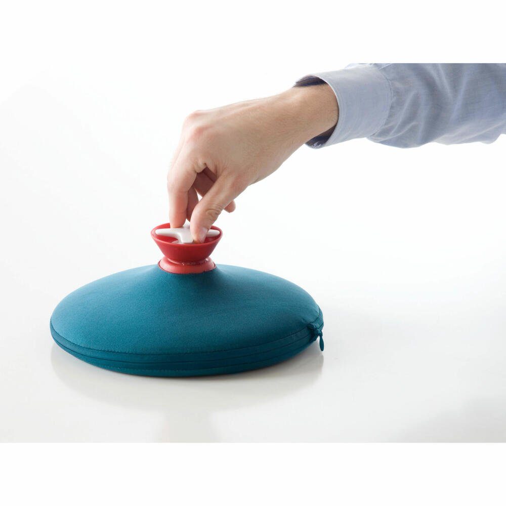 Depot4Design Wärmflasche Pill Dunkelblau, mit herausziehbarem Trichter