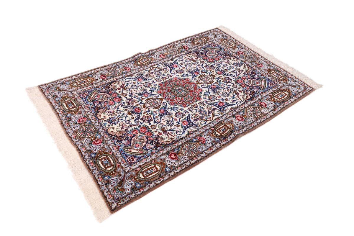 Trading, Orientteppich, rechteckig, Nain Seidenkette Handgeknüpfter mm Isfahan 6 112x176 Orientteppich Höhe: