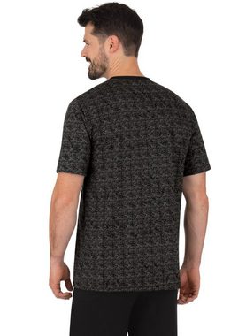 Trigema T-Shirt TRIGEMA Schlafshirt mit QR-Code-Muster (1-tlg)