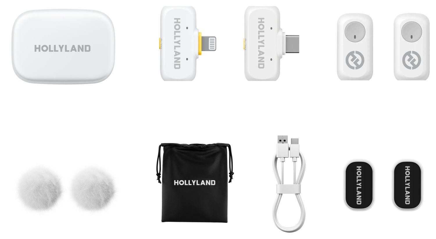 Hollyland Mikrofon Lark A1 Combo weiß