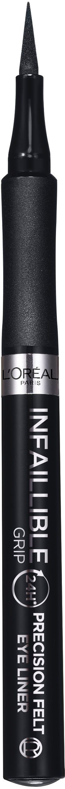 L'ORÉAL PARIS Eyeliner Infaillible Precision Felt Liner 1 schwarz | Eyeliner