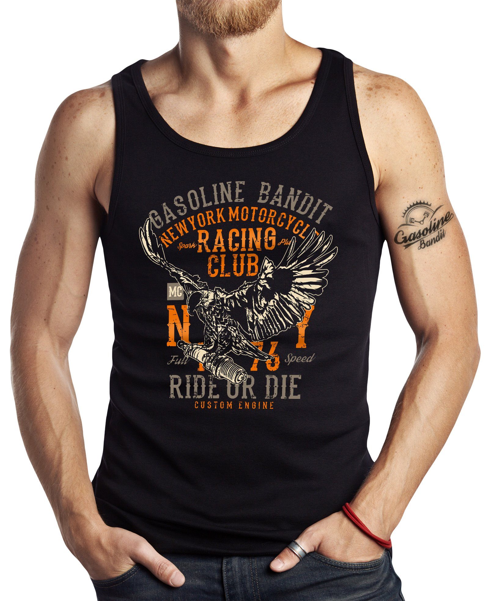 Tanktop für Biker Racer Motorrad Fans: New York Racing Club