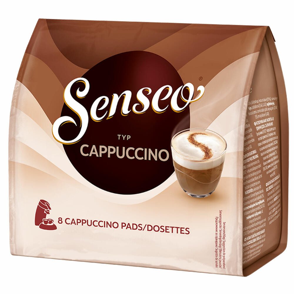 Philips Senseo Kaffee Cappuccino, 8 Pads