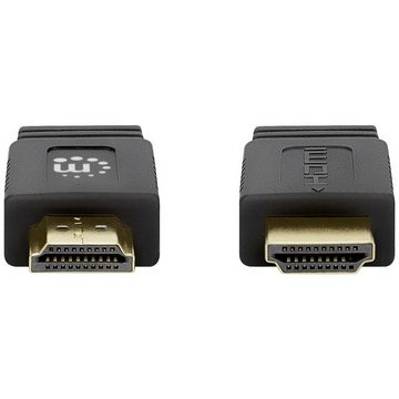 MANHATTAN Flaches High Speed HDMI-Kabel mit Ethernet-Kanal HDMI-Kabel