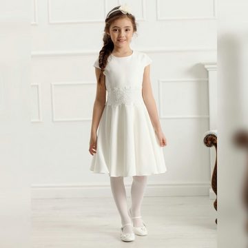 Dalary Partykleid Blumenmädchenkleid Kommunionkleid Dalary DK-107 Ivory