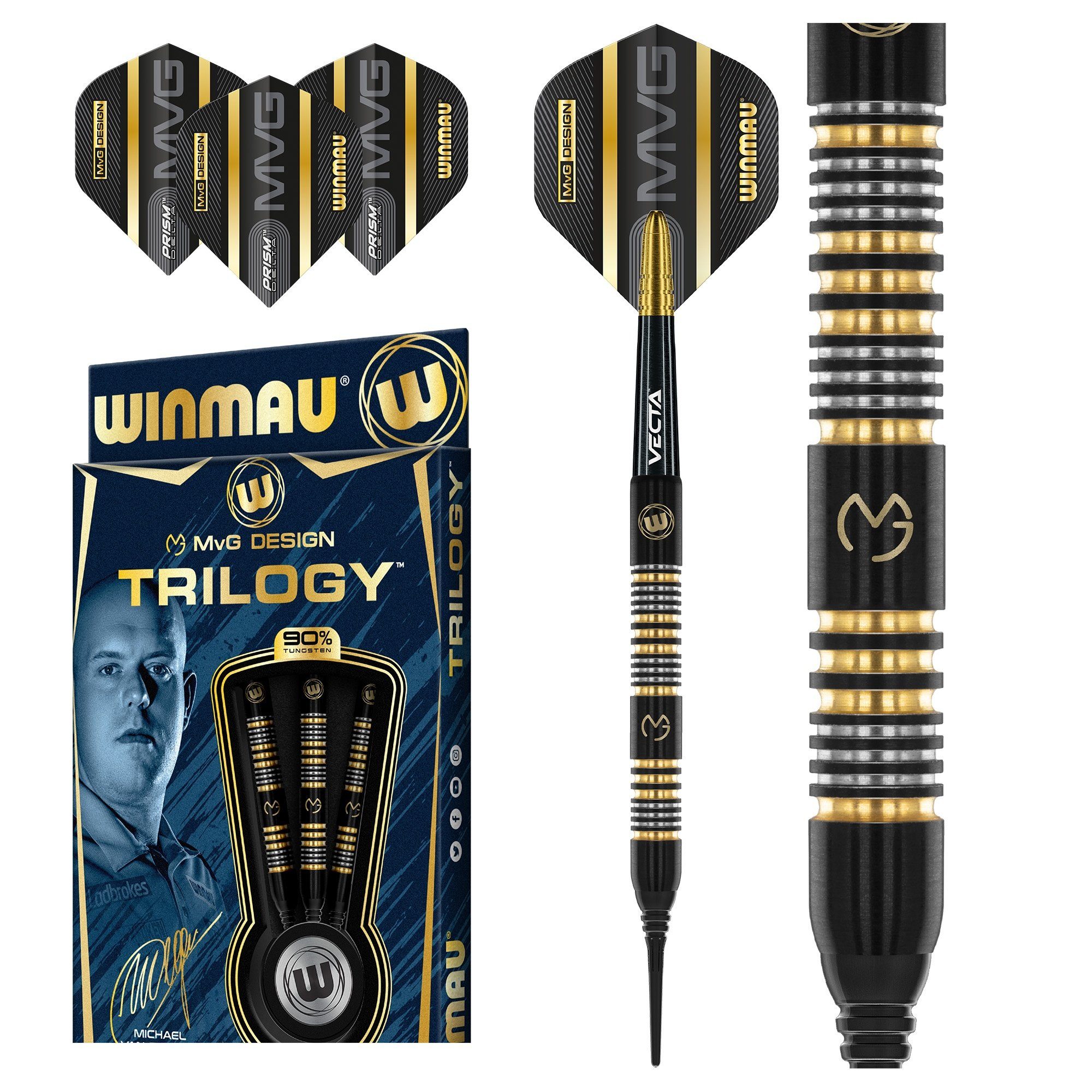 Dartpfeil Softdart Winmau MvG Trilogy - 2646 - 20g
