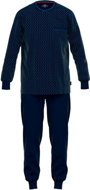 GÖTZBURG Pyjama (2 tlg) mit praktischen Bündchen und Brusttasche