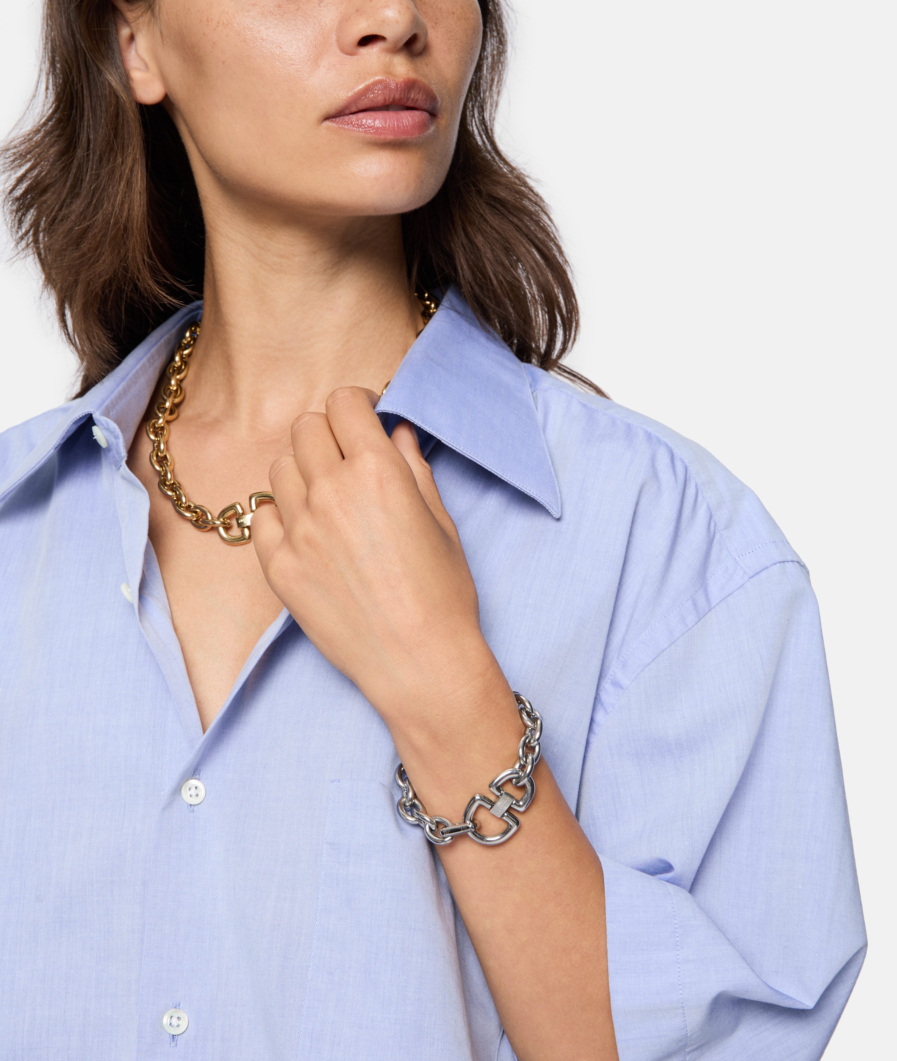 Liebeskind Berlin Kette mit Anhänger Schmuck Geschenk Edelstahl Halskette The D-Link Statement – Bild 5 von 5