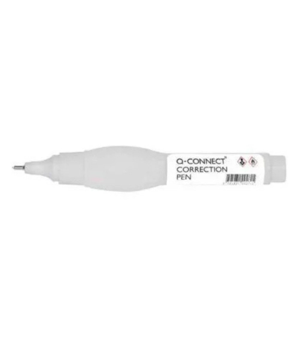 Retuschierstift Q-CONNECT Korrekturstift, 8ml, weiß, (1-tlg), sofort überschreibbar, gute Deckkraft