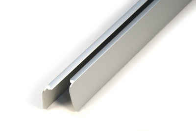 IHC Arbeitsplatte 38mm 650mm Endleiste Winkelleiste Seiteleiste Arbeitsplatte Aluminium