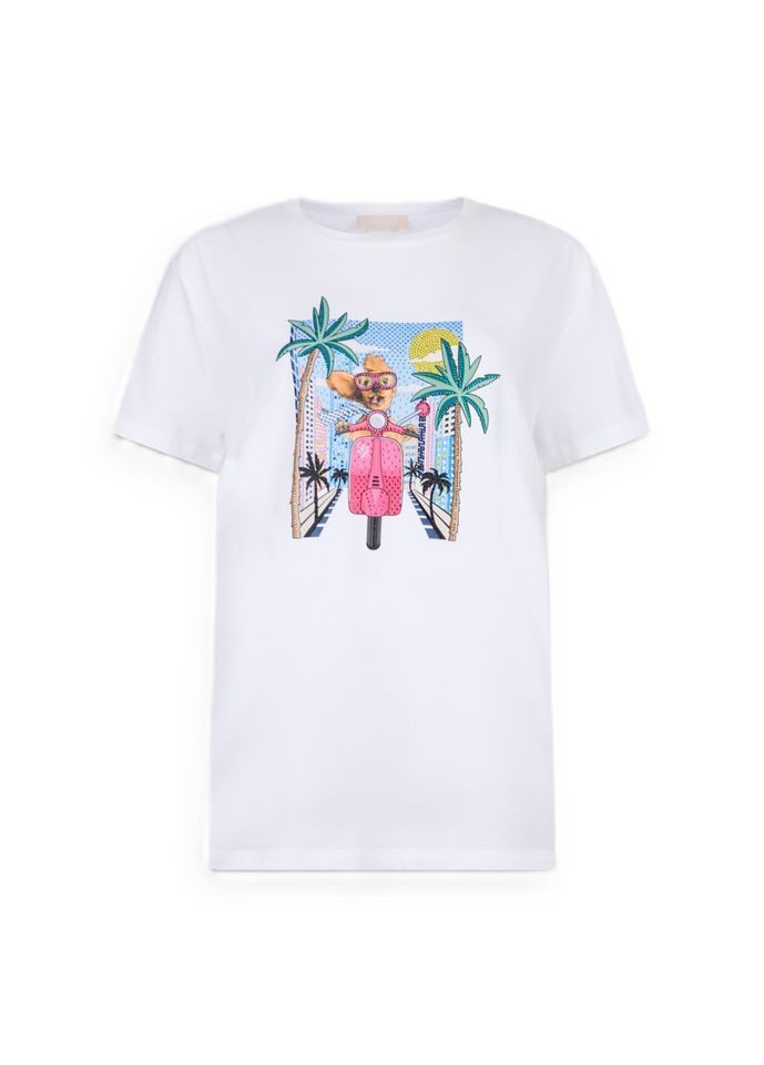 Liu Jo T-Shirt – Jersey-T-Shirt aus Baumwollstretch