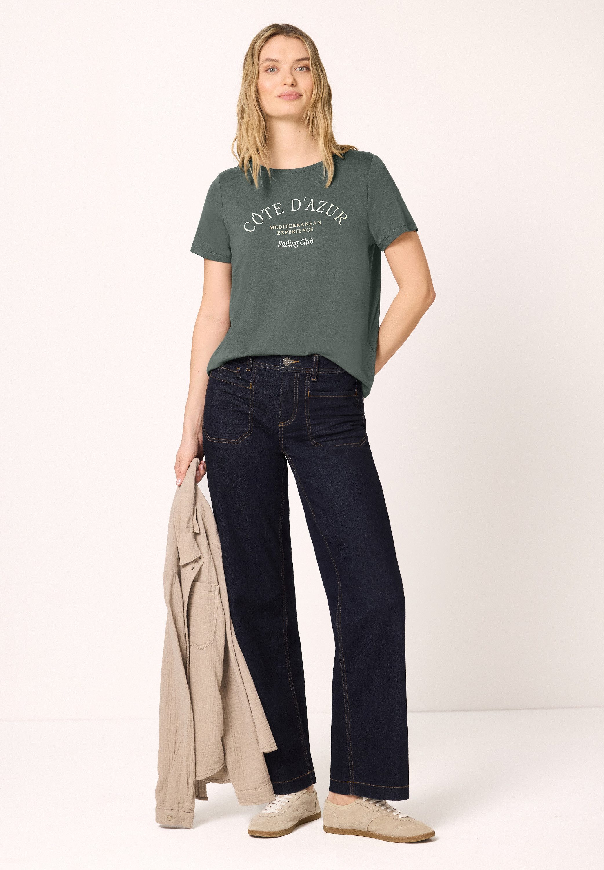 STREET ONE T-Shirt Rundhalsausschnitt – Bild 4 von 5