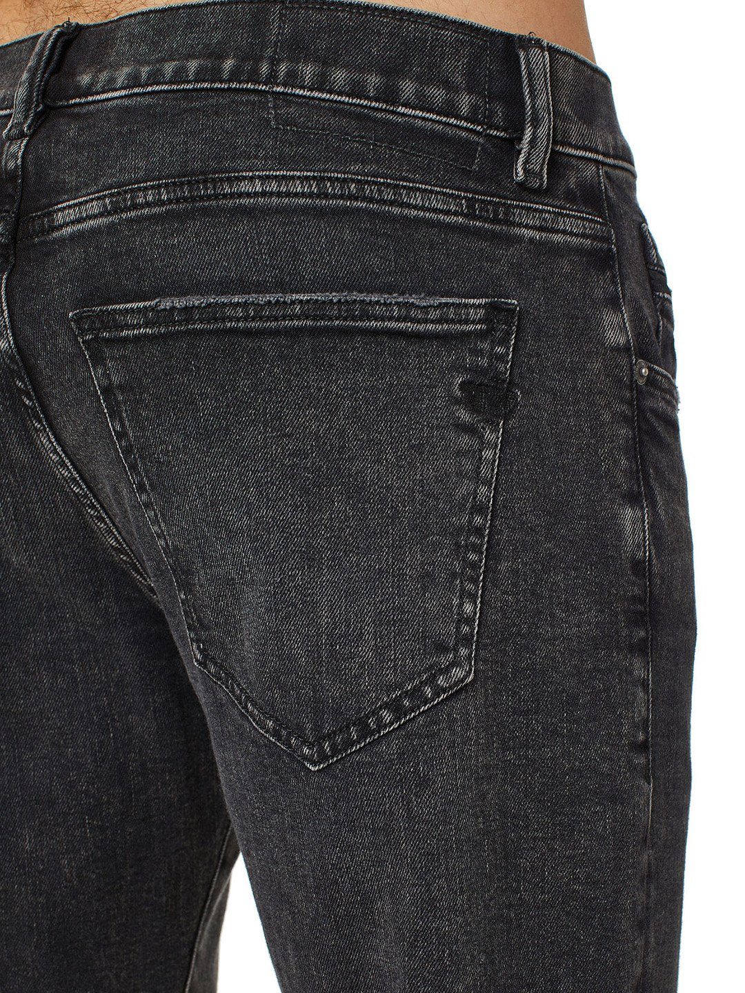 09D19 Slim-fit-Jeans Destroyed Diesel D-Strukt Hose Stretch -