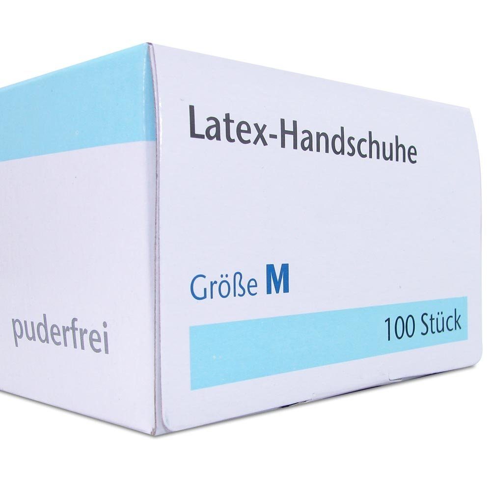 aktivmed Einweghandschuhe Latex (Packung, Stück) wasserdicht