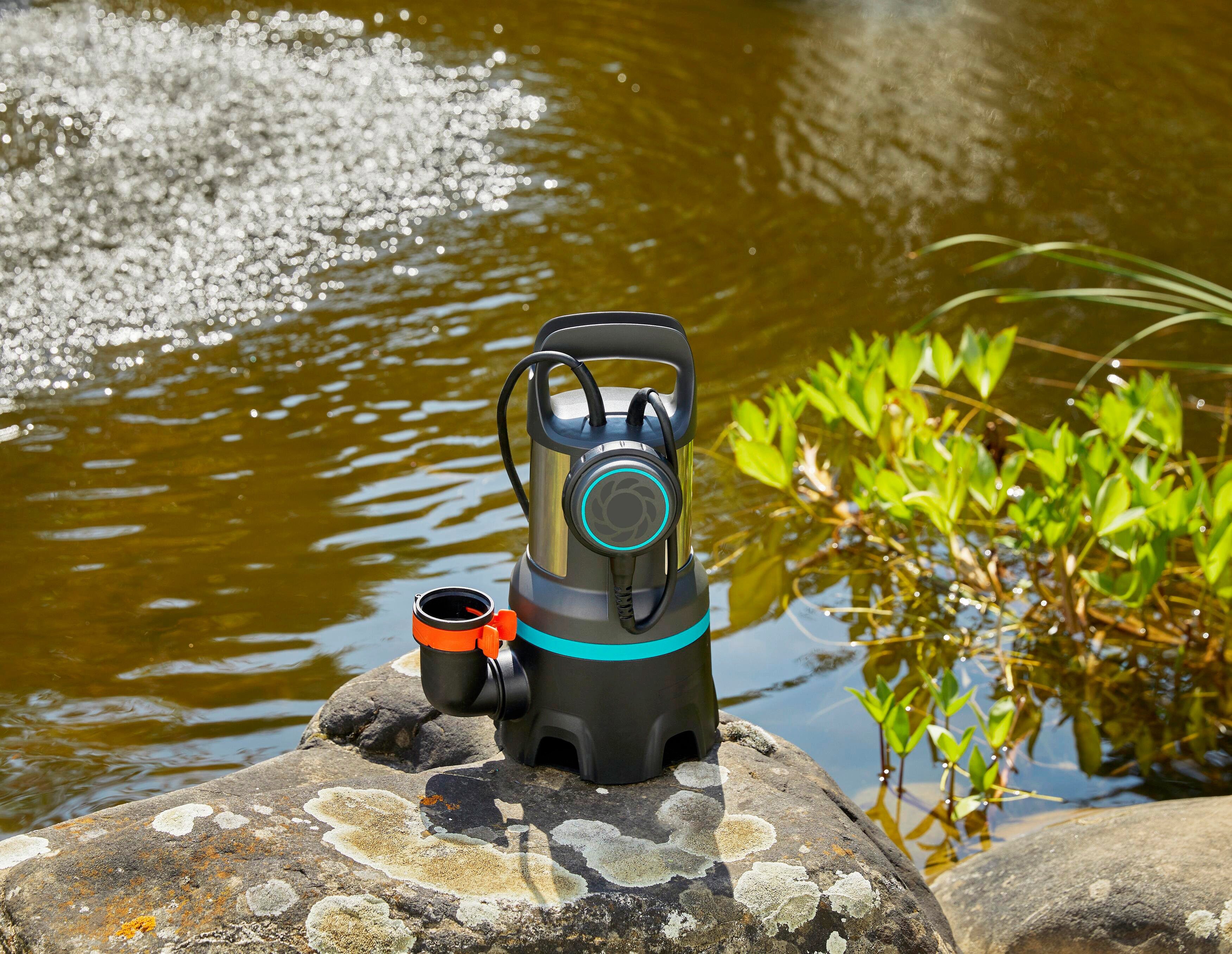 GARDENA Schmutzwasserpumpe Tauchpumpe 16000, 9042-20, 16000 l/h max. Förder günstig online kaufen