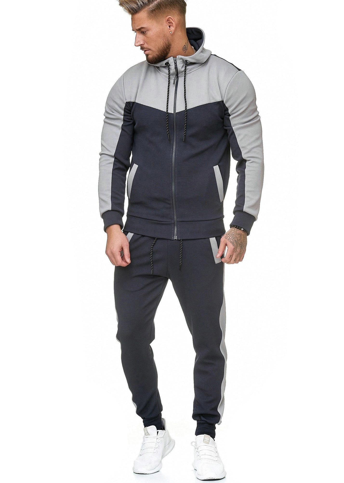 L.gonline Freizeitanzug Herren Trainingsanzug, Jogginganzug mit günstig online kaufen