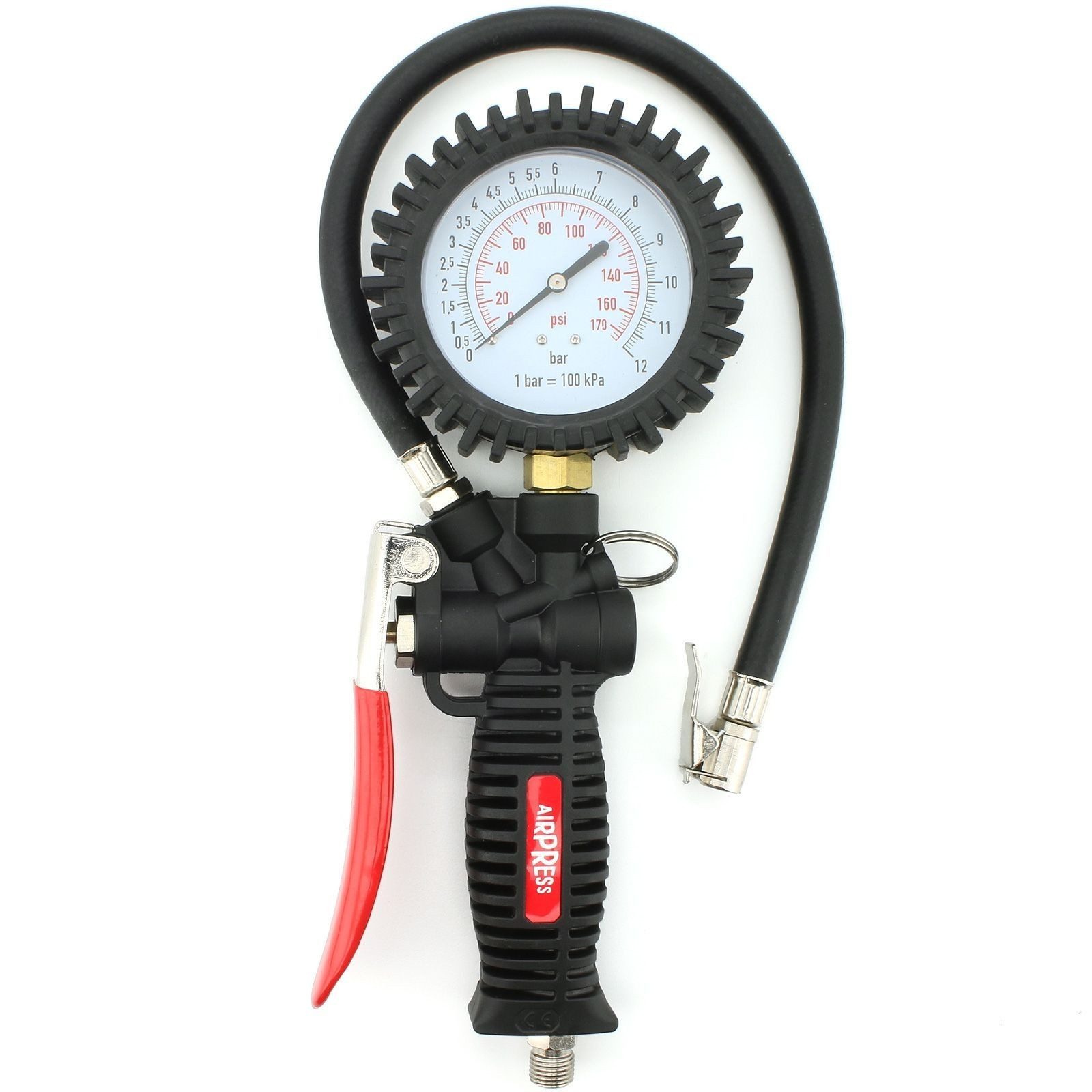 Airpress Druckluft-Schlagschrauber Reifendruckpistole mit Manometer bis günstig online kaufen