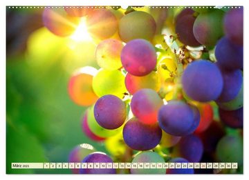 CALVENDO Wandkalender Trauben-Genuss. Aromatische Weintrauben und süße Tafeltrauben (Premium, hochwertiger DIN A2 Wandkalender 2023, Kunstdruck in Hochglanz)