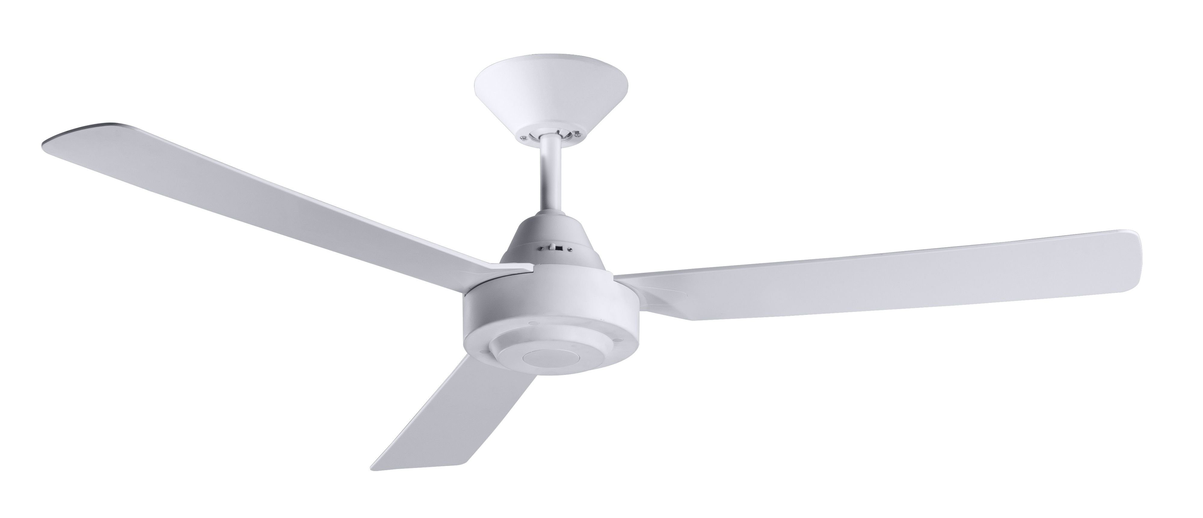 Beacon Deckenventilator Deckenventilator mit Wandschalter Bayside Calypso Weiß 122 cm