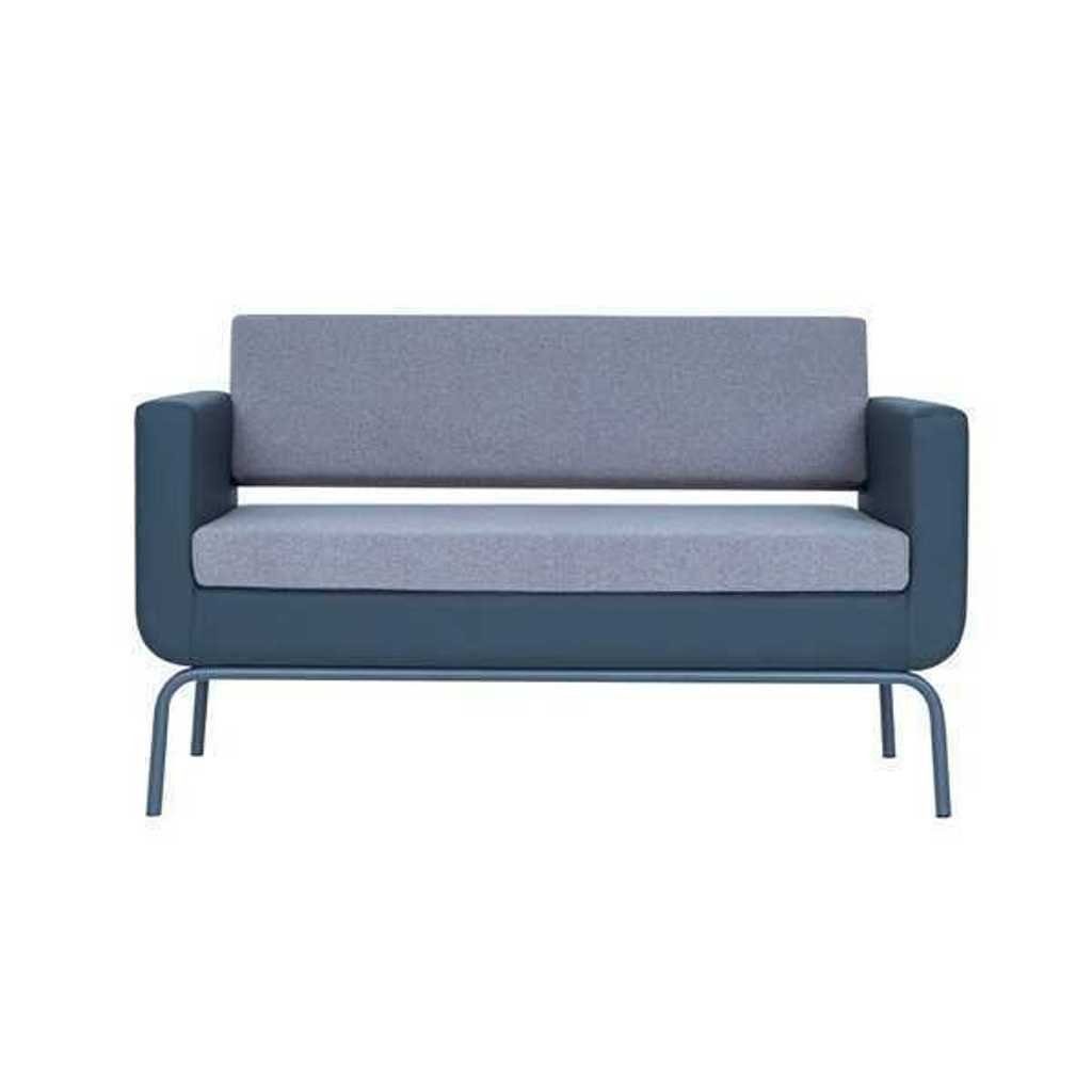Europa Designer Graues Made 3-er 1 2-Sitzer Kunstleder JVmoebel Sofa Teile, Polster in Modern, 3-Sitzer Couch