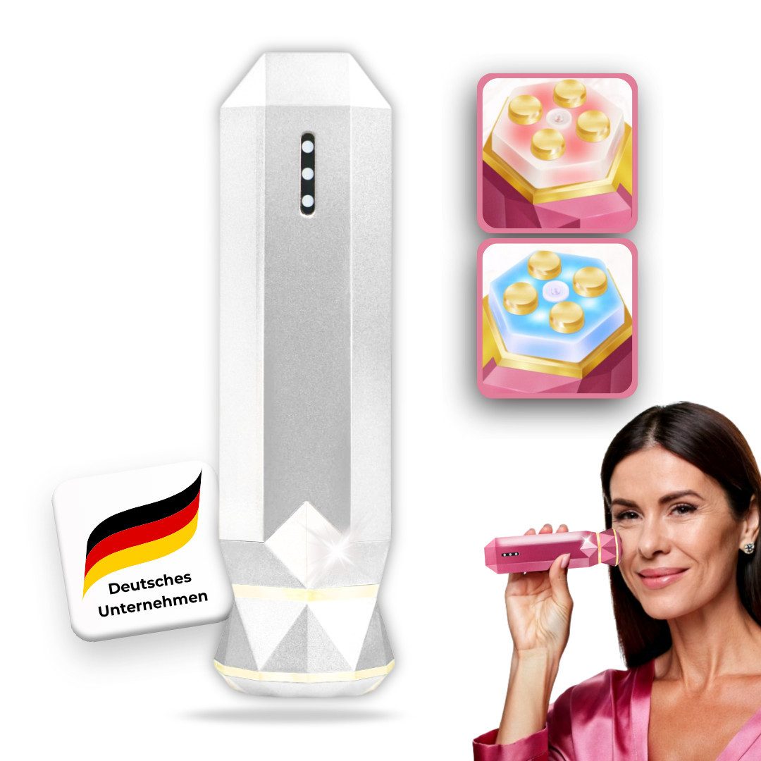 Gesichtsmassagegerät PRO [Neuheit] EMS revitalisierend, zwei Funktionen, Gesicht