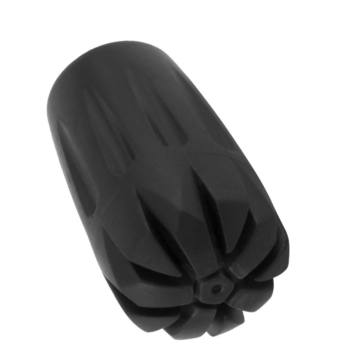 für St) Schwarz einem Nordic-Walking-Stöcke mit MidGard von Puffer (4 10mm Pads Wanderstöcke Gummipads Durchmesser
