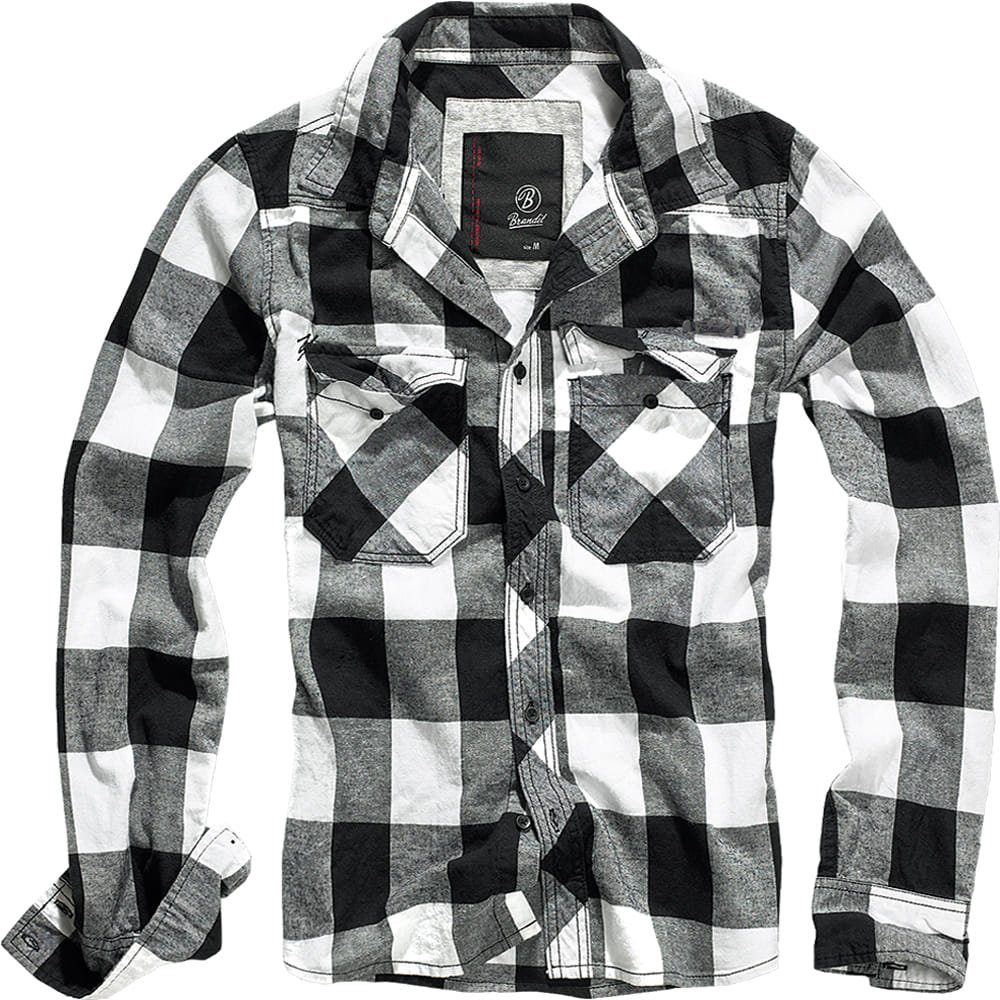 Brandit Langarmhemd Brandit Herren Checked Shirt günstig online kaufen