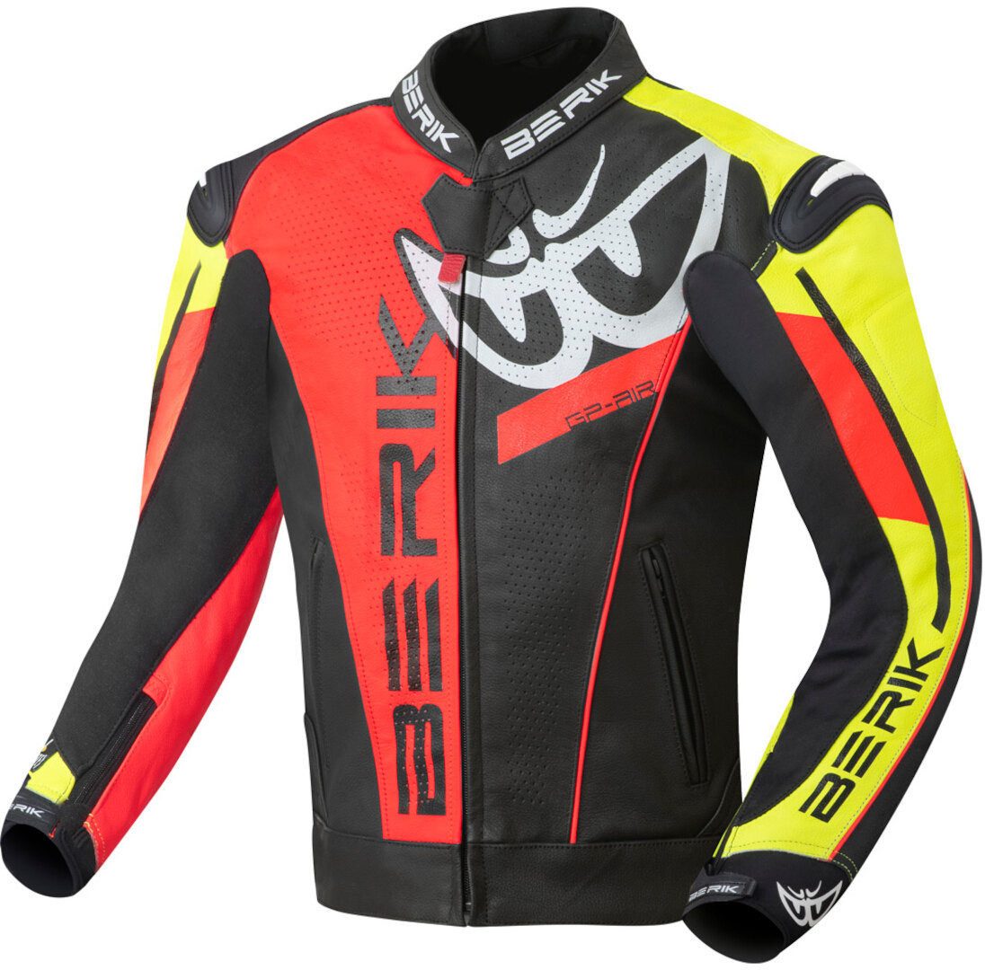 Berik Motorradjacke VisionGP Motorrad Lederjacke perforiert
