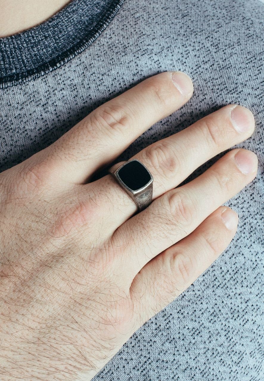 Akitsune Siegelring Opul Ring Antik Silber günstig online kaufen