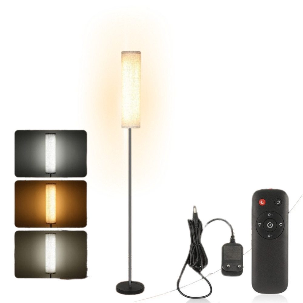 Stehlampe Stehlampe Wohnzimmer Dimmbar Standleuchte 12W LED Stehlampe