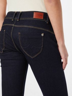 Pepe Jeans Slim-fit-Jeans New Brooke (1-tlg) Patches, Weiteres Detail, Plain/ohne Details, Stickerei